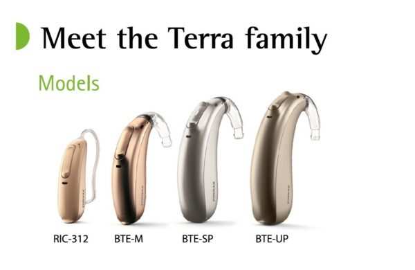 Phonak Terra (RIC 312, BTE M/SP/UP)