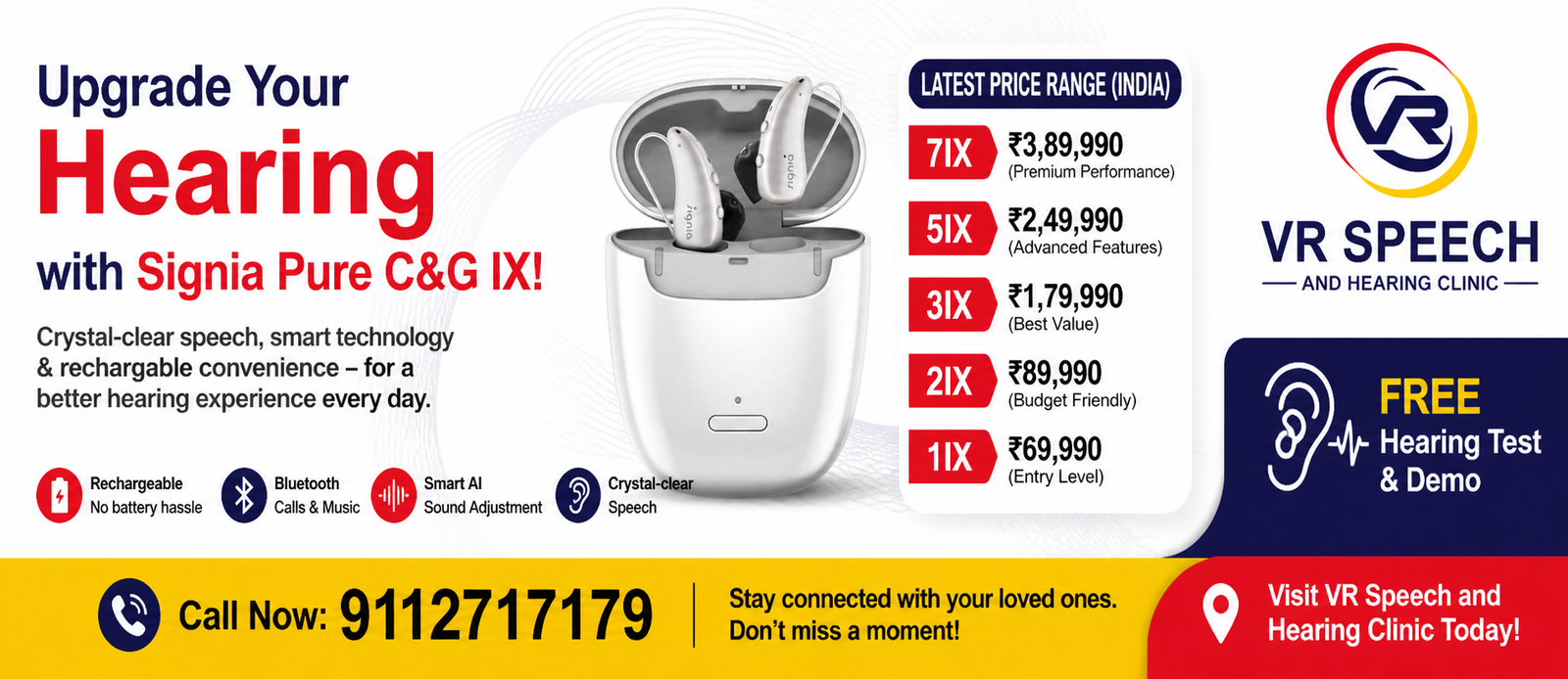 Hearing with Signia Pure C&G IX!