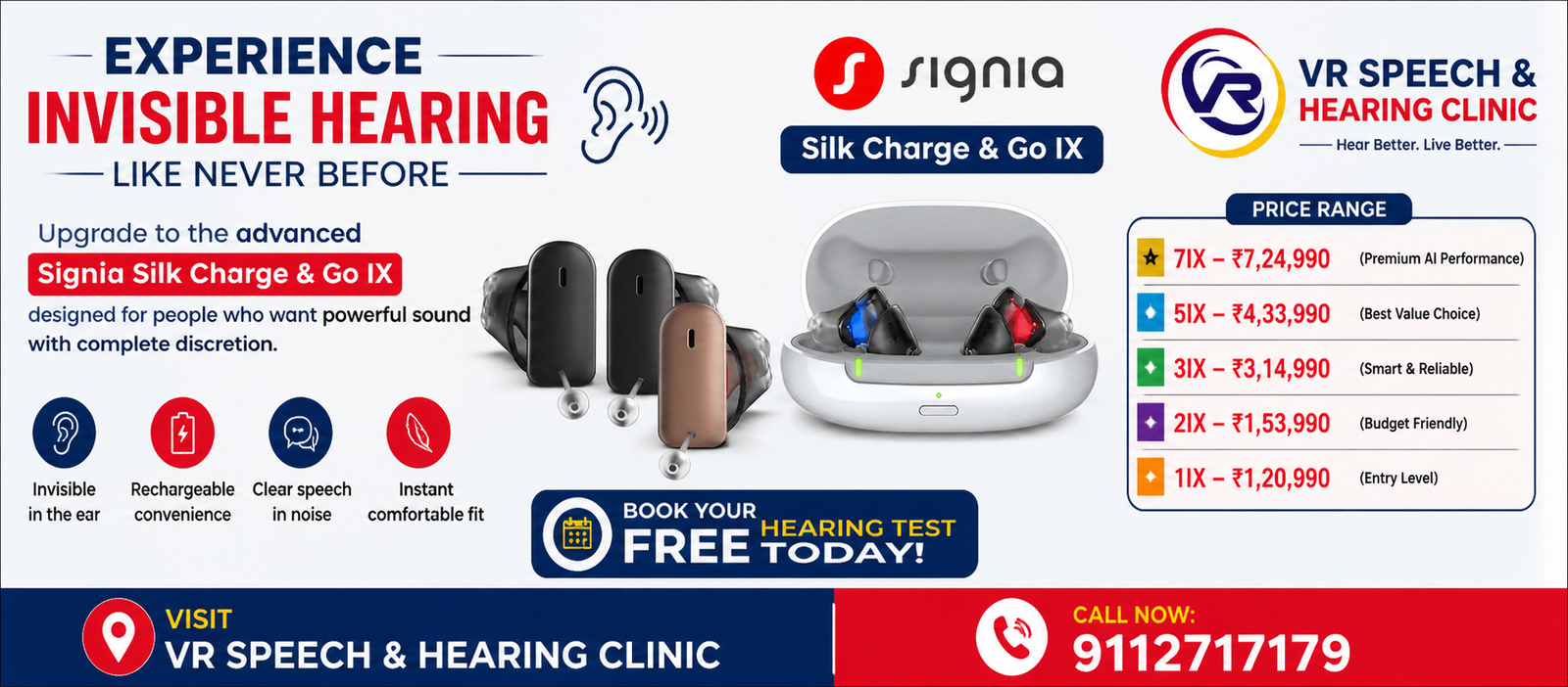 Signia Silk Charge & Go IX